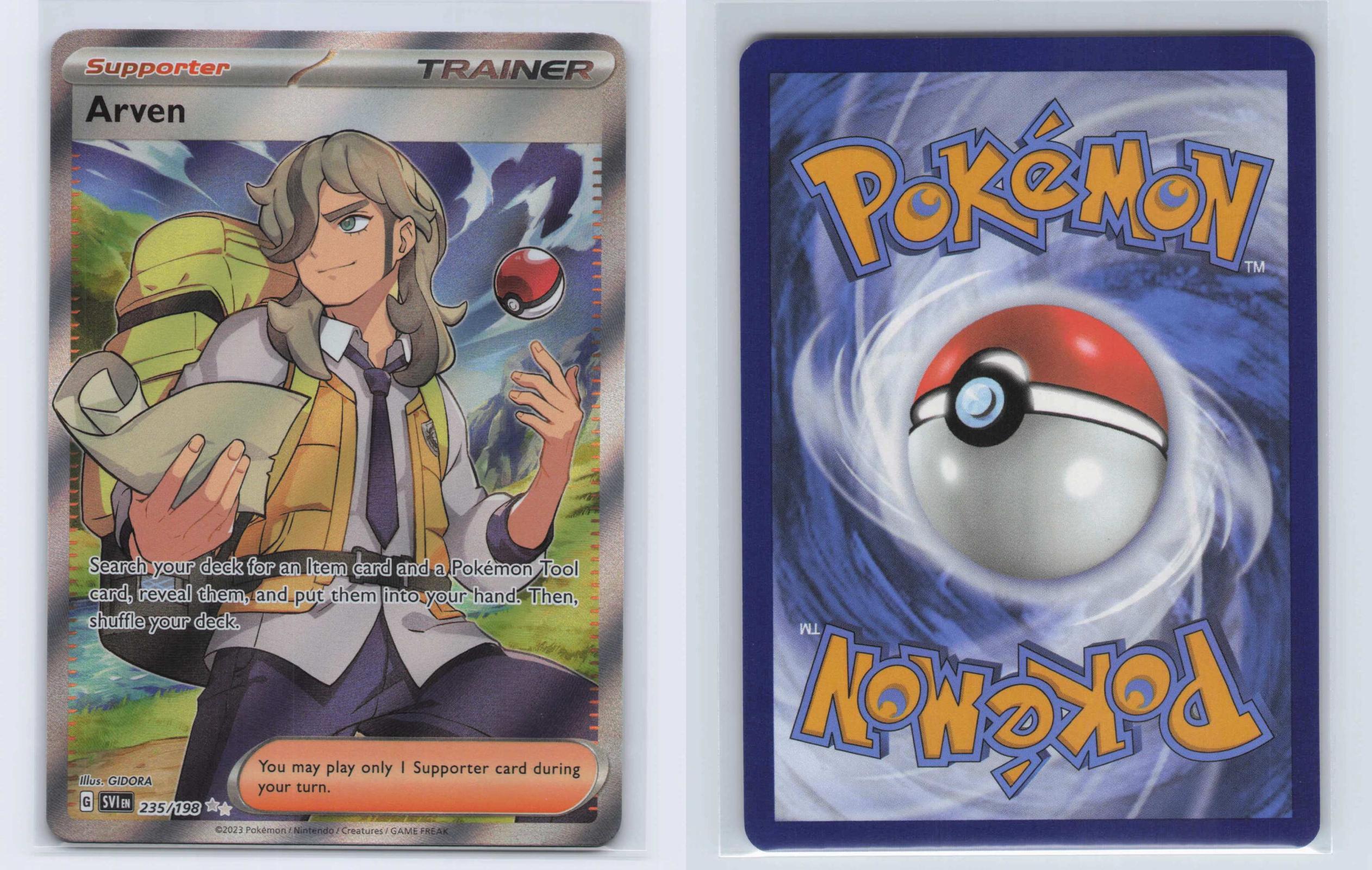 (#235/198) Arven - Holo [Scarlet & Violet]