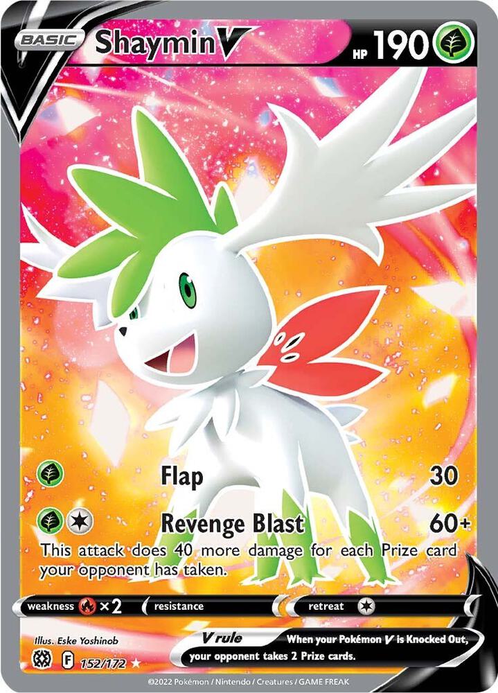 (#152/172) Shaymin V (Full Art) [SWSH09: Brilliant Stars]