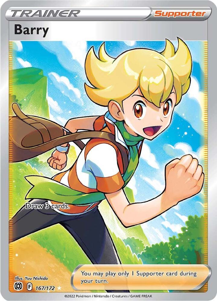 (#167/172) Barry (Full Art) [SWSH09: Brilliant Stars]
