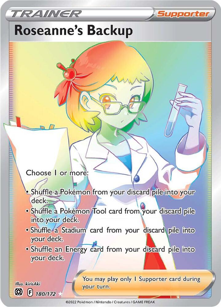 (#180/172) Roseanne's Backup (Secret) [SWSH09: Brilliant Stars]