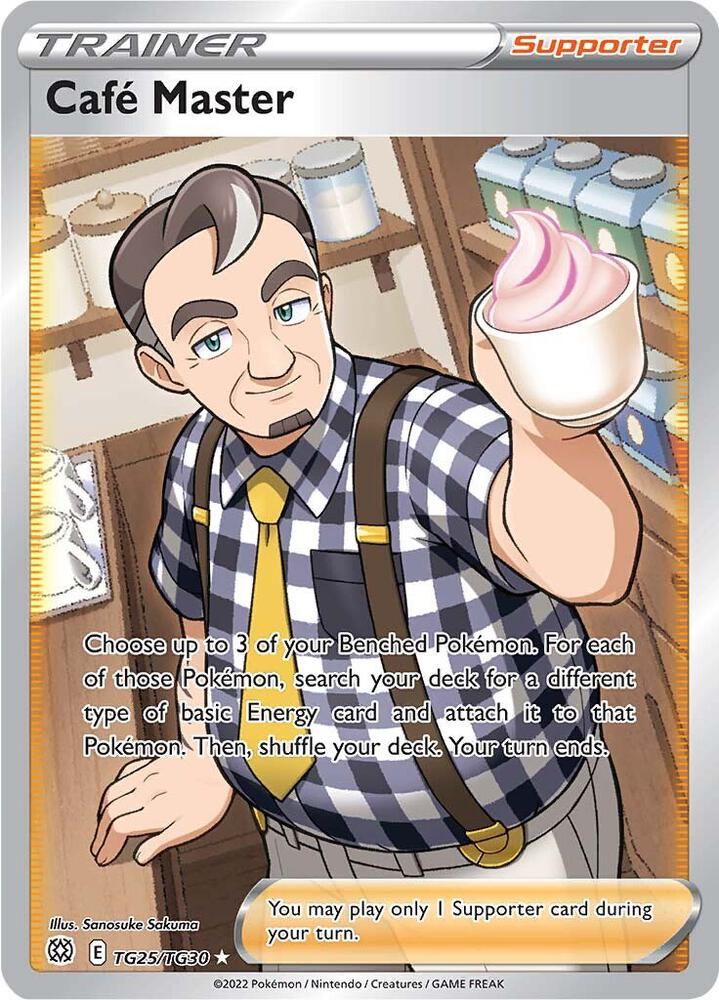 (#TG25/TG30) Cafe Master [SWSH09: Brilliant Stars Trainer Gallery]