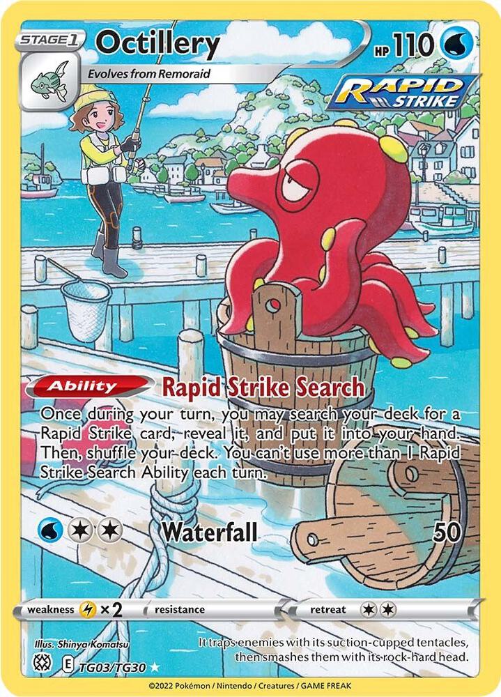 (#TG03/TG30) Octillery [SWSH09: Brilliant Stars Trainer Gallery]