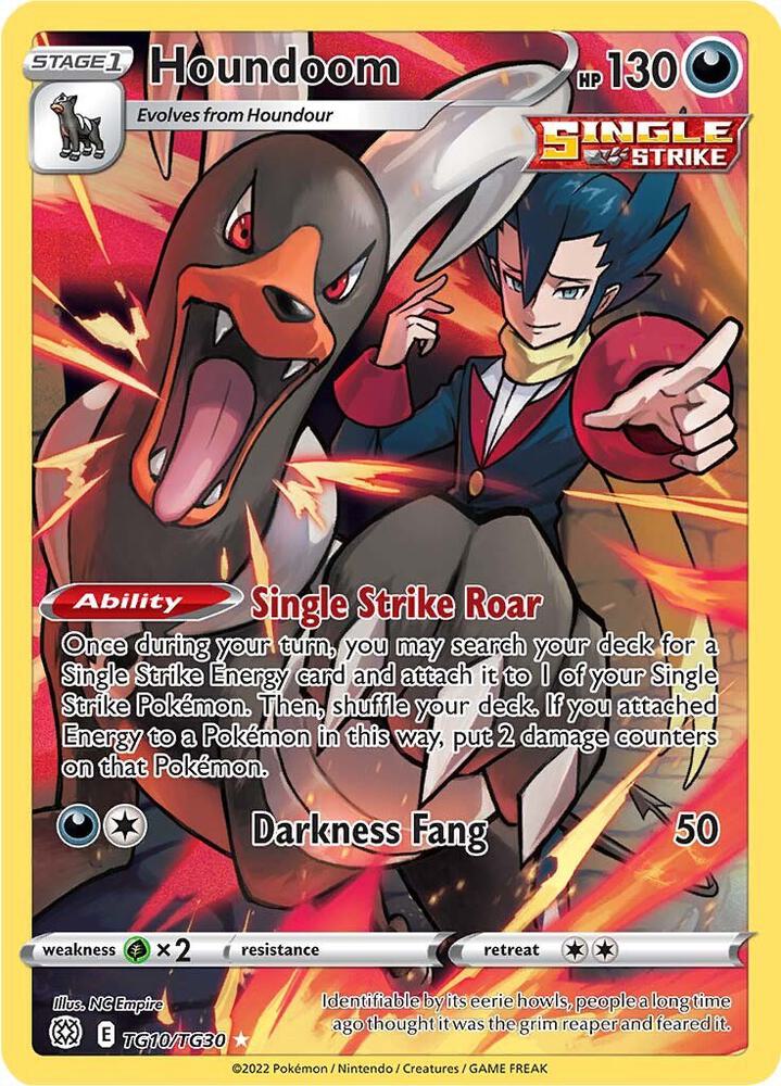 (#TG10/TG30) Houndoom [SWSH09: Brilliant Stars Trainer Gallery]