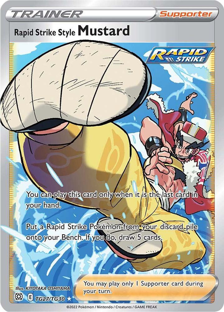 (#TG27/TG30) Rapid Strike Style Mustard [SWSH09: Brilliant Stars Trainer Gallery]