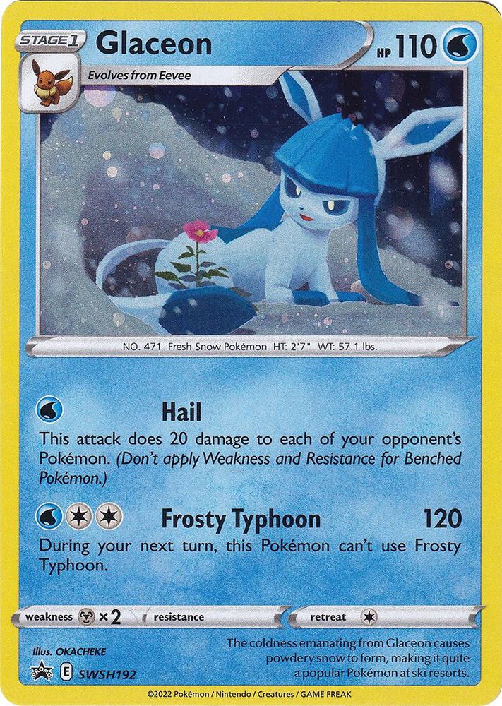 (#SWSH192) Glaceon [SWSH: Sword & Shield Promo Cards]