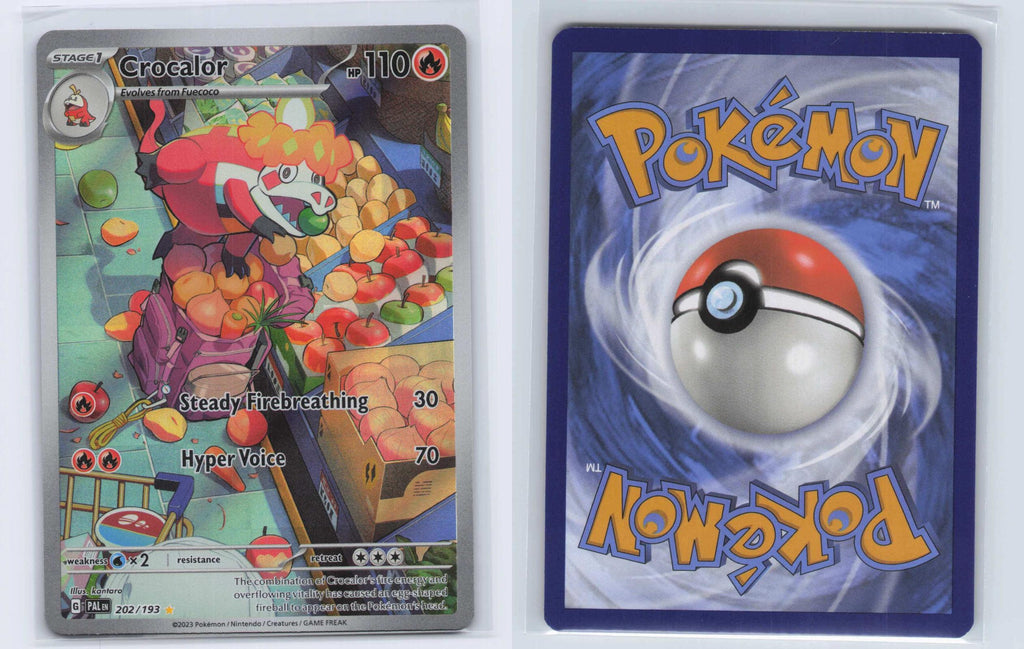 (#202/193) Crocalor - Holo [Paldea Evolved]