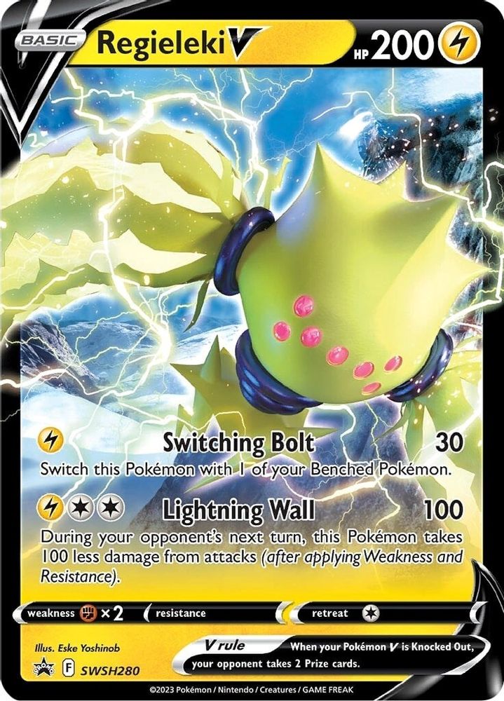(#SWSH280) Regieleki V - Holo [Sword & Shield Promo]