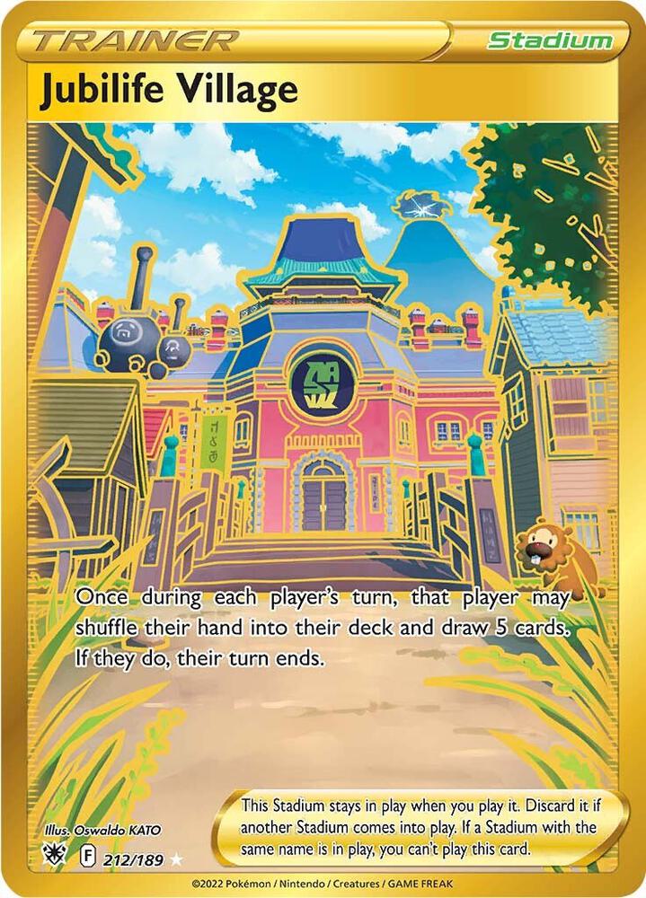 (#212/189) Jubilife Village (Secret) [SWSH10: Astral Radiance]