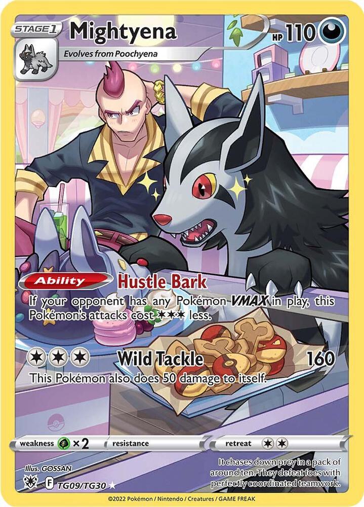 (#TG09/TG30) Mightyena [SWSH10: Astral Radiance Trainer Gallery]