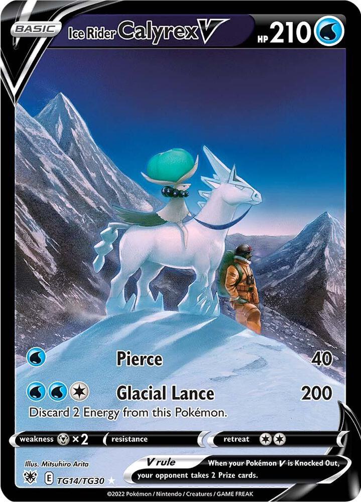 (#TG14/TG30) Ice Rider Calyrex V [SWSH10: Astral Radiance Trainer Gallery]