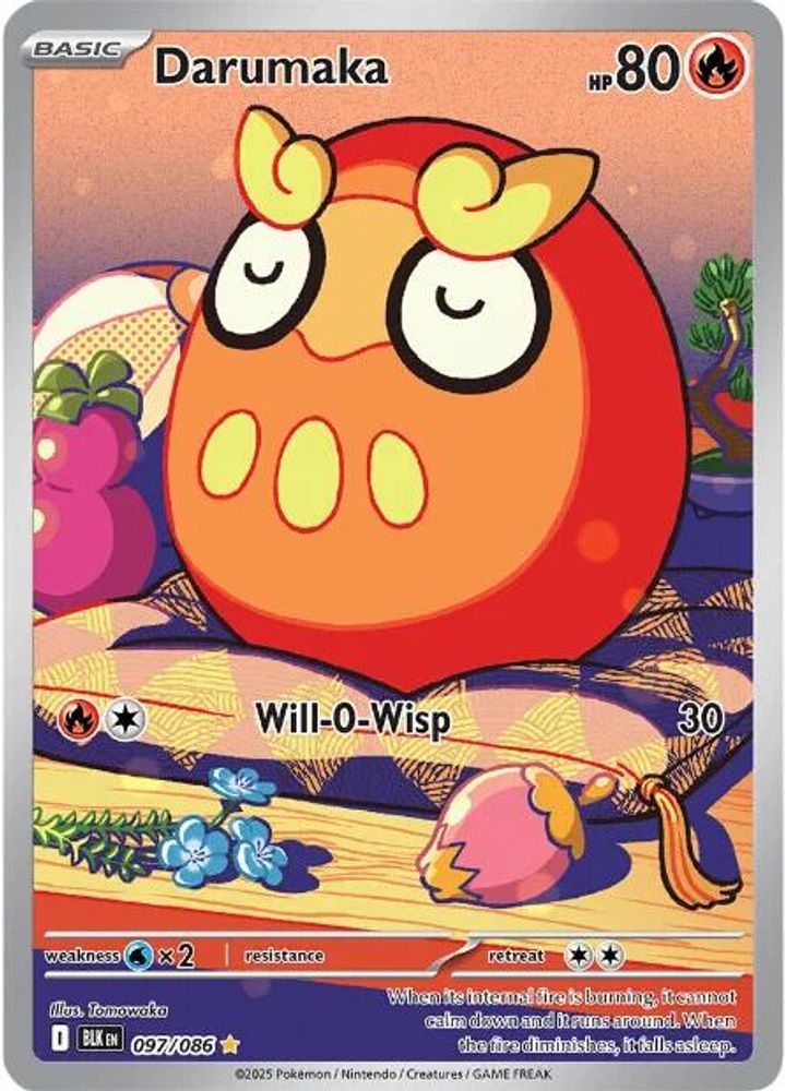 (#097/086) Darumaka - Holo [Black Bolt]