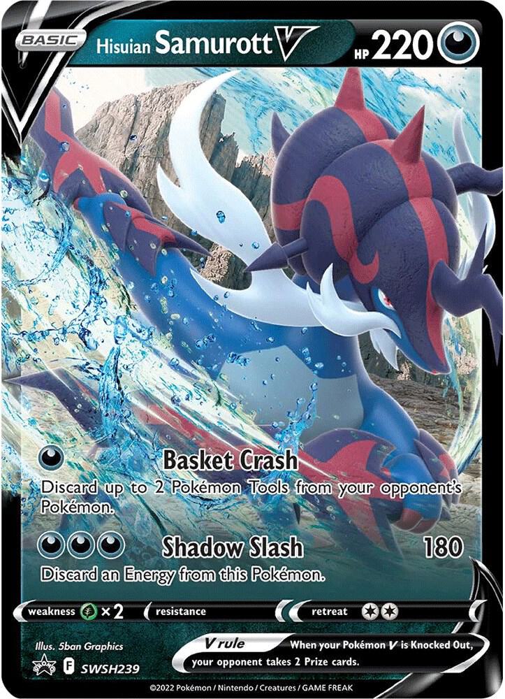 (#SWSH239) Hisuian Samurott V - [SWSH: Sword & Shield Promo Cards]