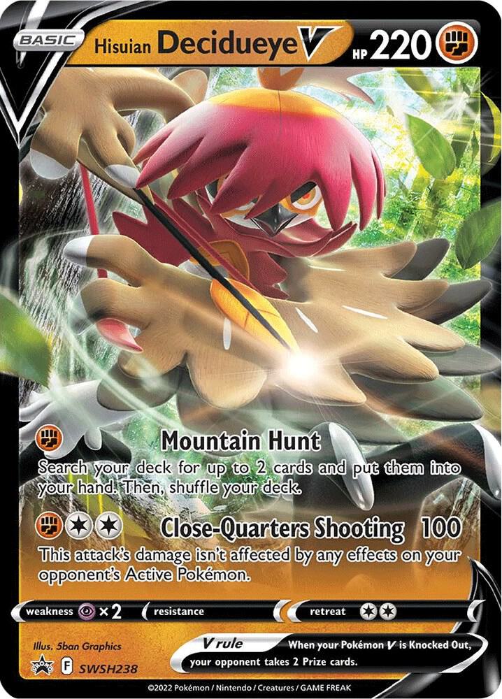 (#SWSH238) Hisuian Decidueye V [SWSH: Sword & Shield Promo Cards]