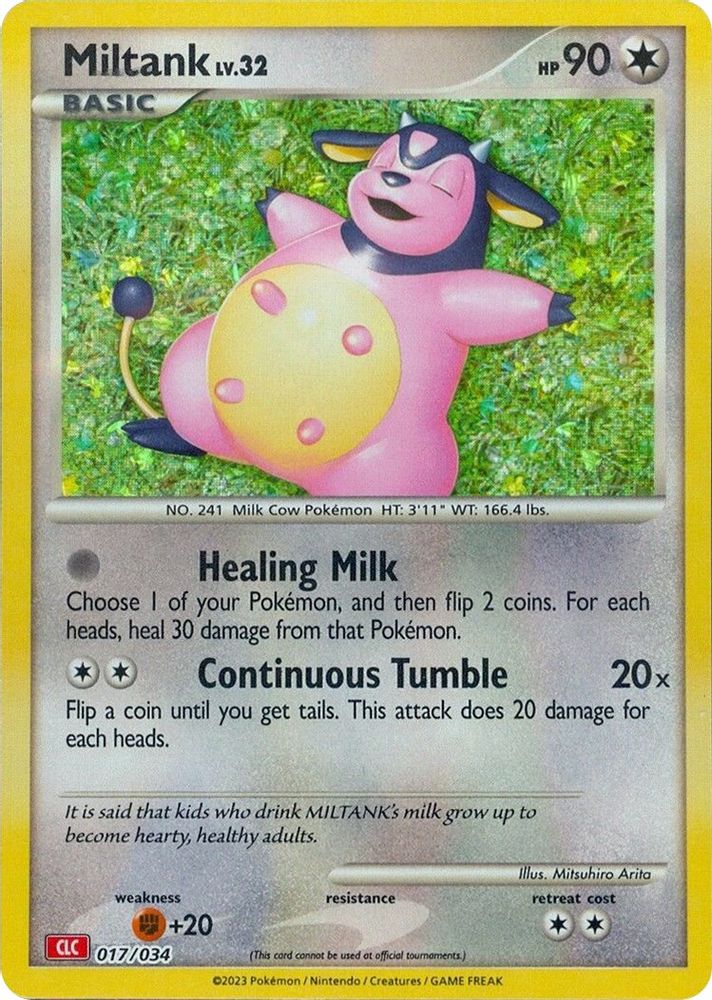 (#017/034) Miltank - Holo [Trading Card Game Classic]