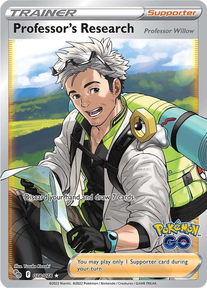 (#078/078) Professor's Research (Full Art) [Pokemon GO]
