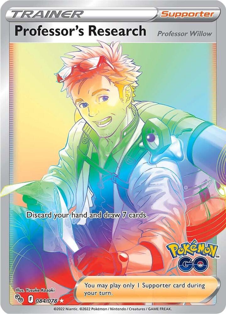 (#084/078) Professor's Research (Secret) [Pokemon GO]