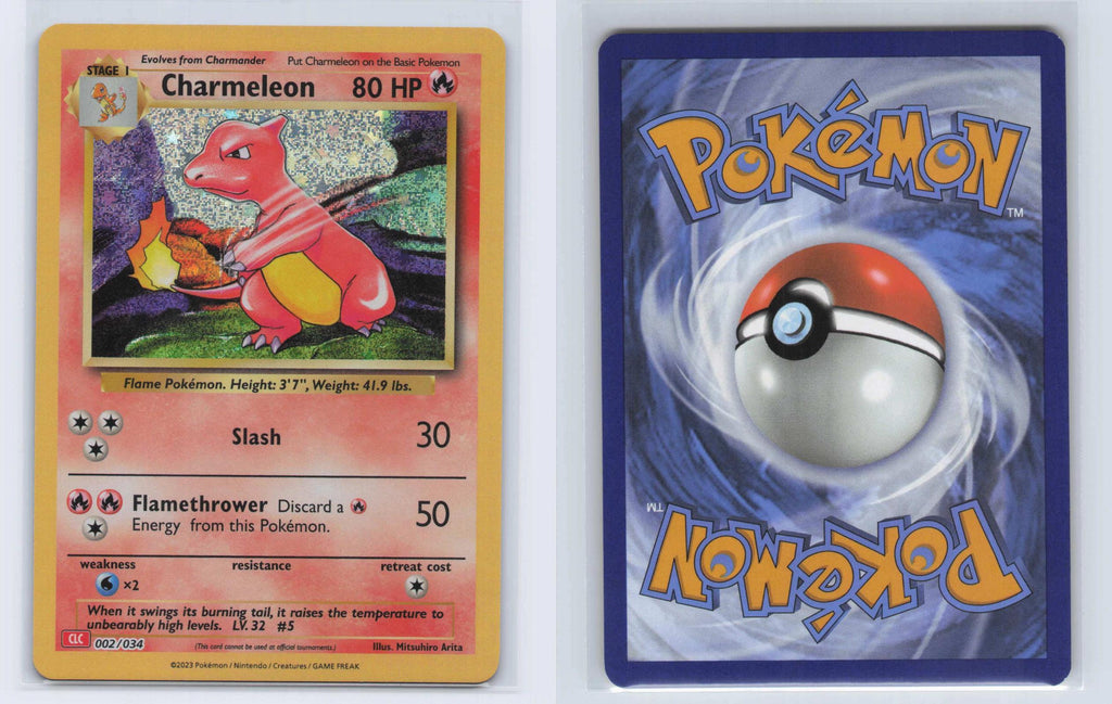 (#002/034) Charmeleon - Holo [Trading Card Game Classic]