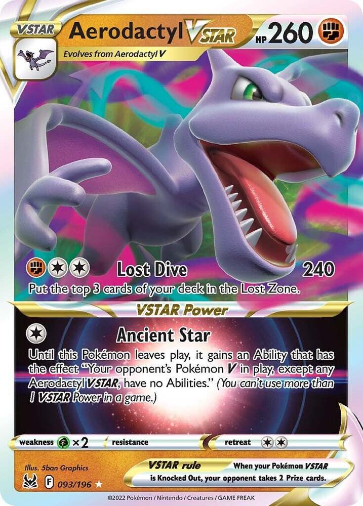(#093/196) Aerodactyl VSTAR [SWSH11: Lost Origin]