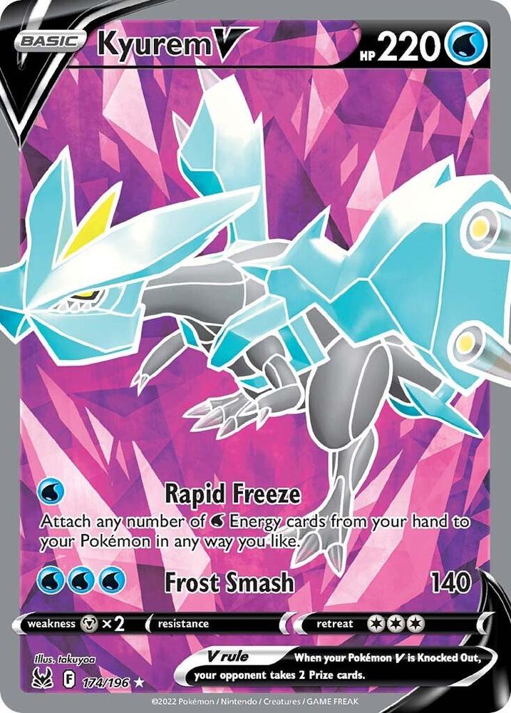 (#174/196) Kyurem V (Full Art) [SWSH11: Lost Origin]