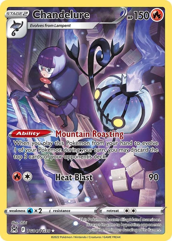 (#TG04/TG30) Chandelure [SWSH11: Lost Origin Trainer Gallery]