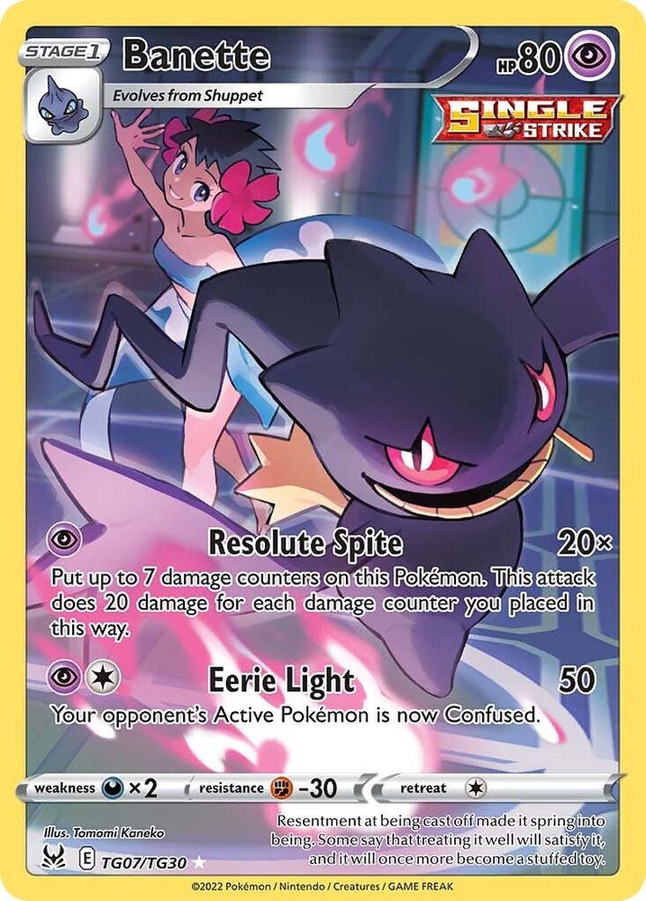 (#TG07/TG30) Banette [SWSH11: Lost Origin Trainer Gallery]