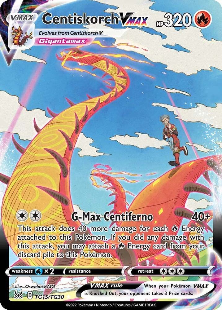 (#TG15/TG30) Centiskorch VMAX [SWSH11: Lost Origin Trainer Gallery]