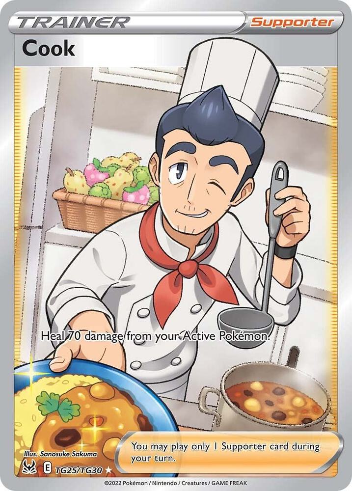 (#TG25/TG30) Cook [SWSH11: Lost Origin Trainer Gallery]