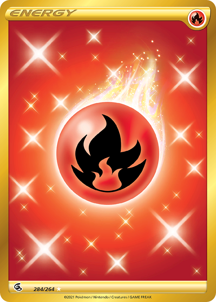 (#284/264) Fire Energy - Holo [Fusion Strike]