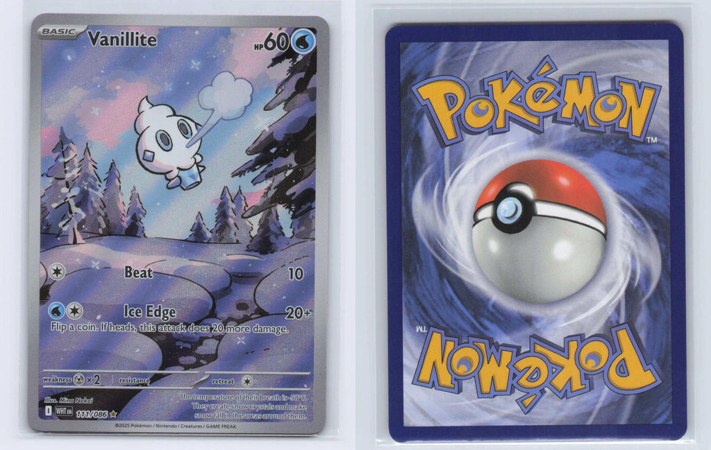 (#111/086) Vanillite - Holo [White Flare]