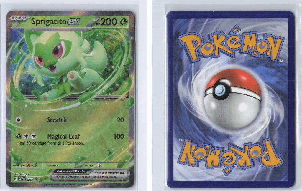 (#087) Sprigatito ex - Holo [Scarlet & Violet Promo]