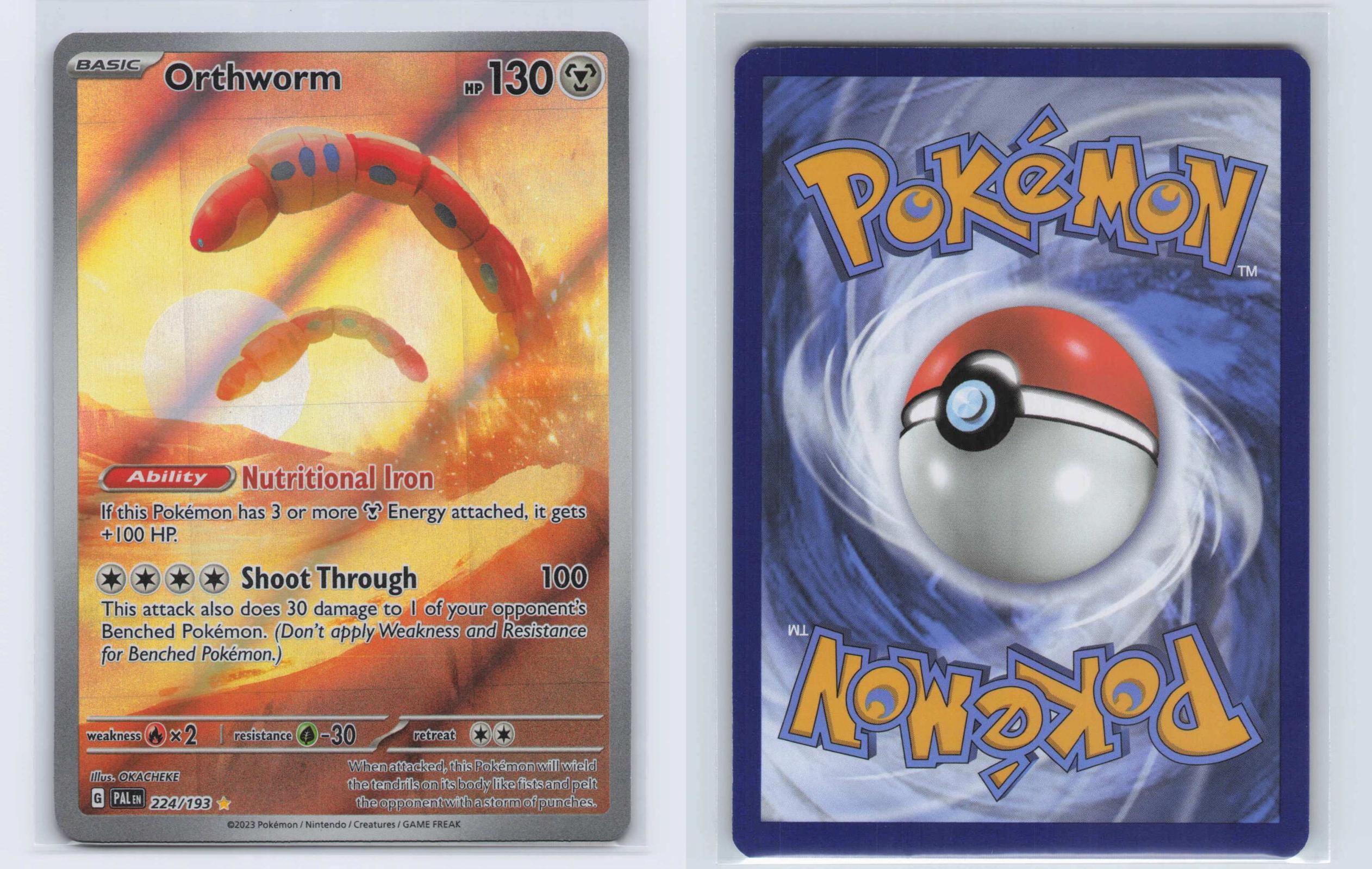 (#224/193) Orthworm - Holo [Paldea Evolved]