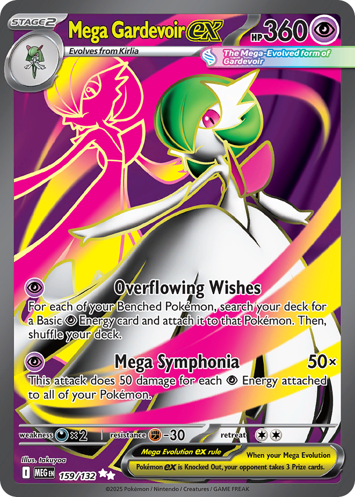 (#159/132) Mega Gardevoir ex - Holo [Mega Evolution]