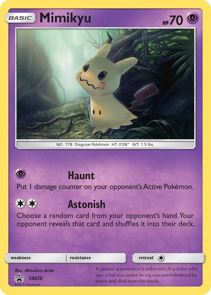 (#SM29) Mimikyu - - Holo [Sun & Moon Promo]