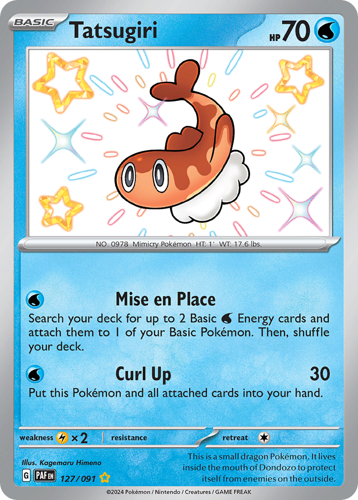 (#127/091) Tatsugiri - Holo [Paldean Fates]