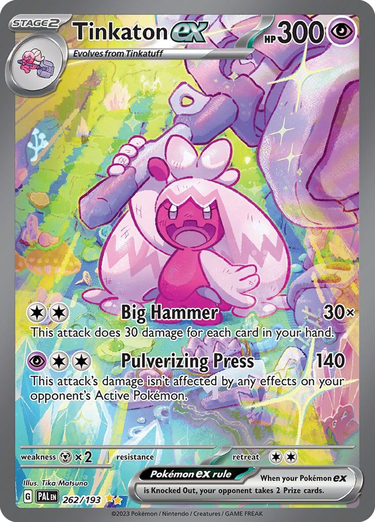 (#262/193) Tinkaton ex - Holo [Paldea Evolved]