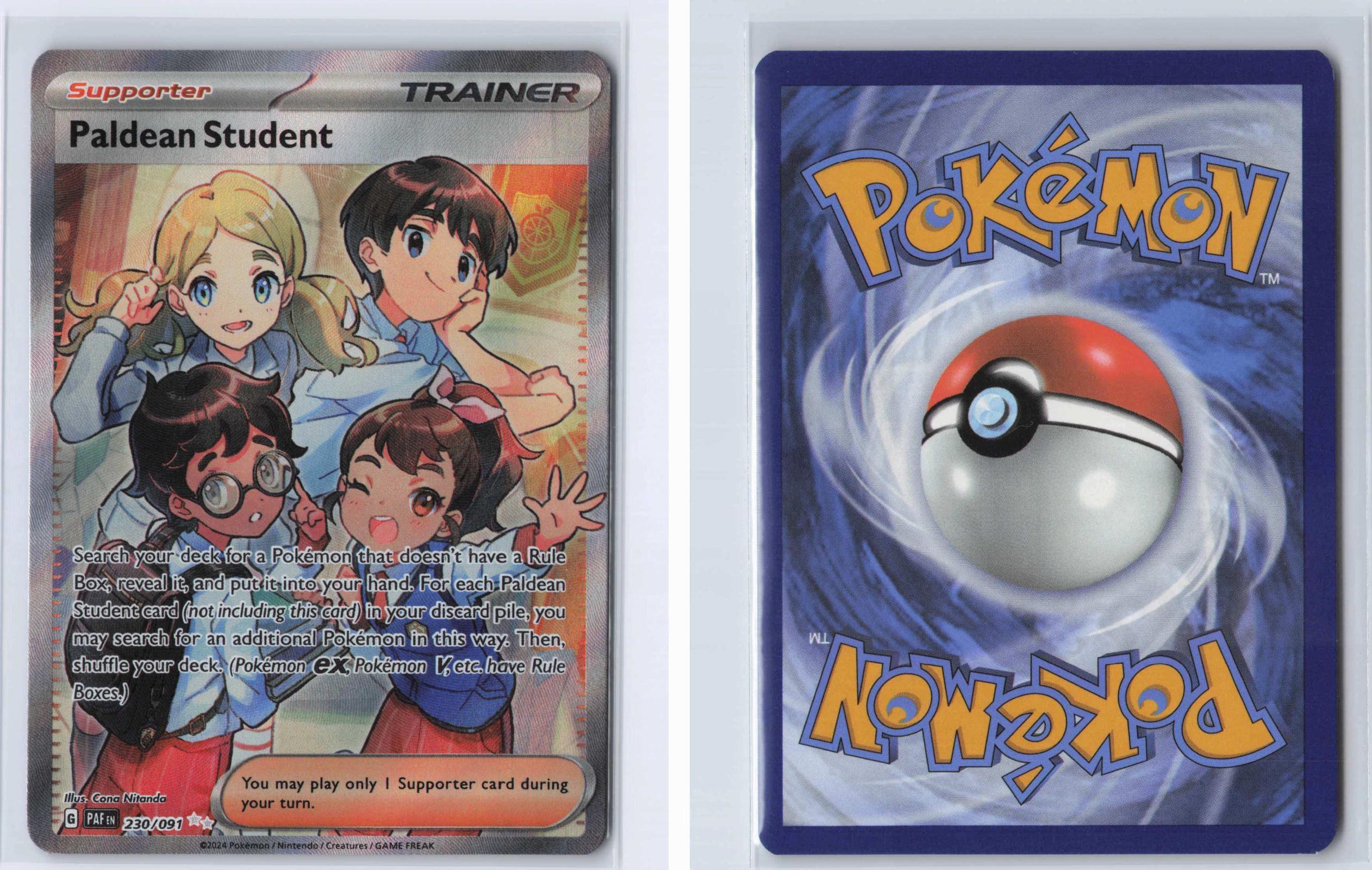 (#230/091) Paldean Student - Holo [Paldean Fates]