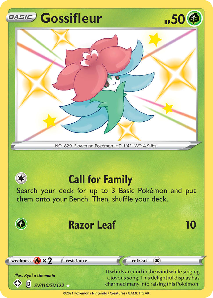 (#SV010/SV122) Gossifleur - Holo [Shining Fates Shiny Vault]