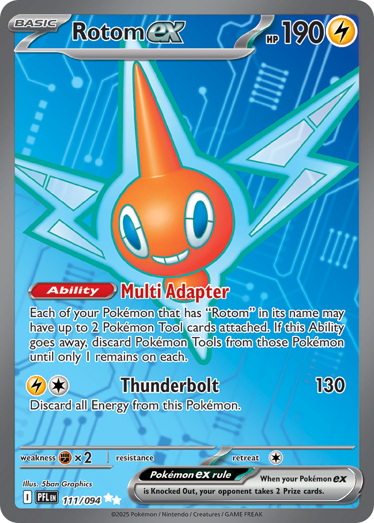 (#111/094) Rotom ex - Holo [Phantasmal Flames]