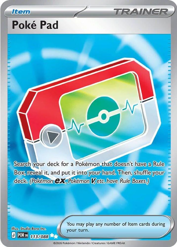 (#113/088) Poke Pad - Holo [Perfect Order]