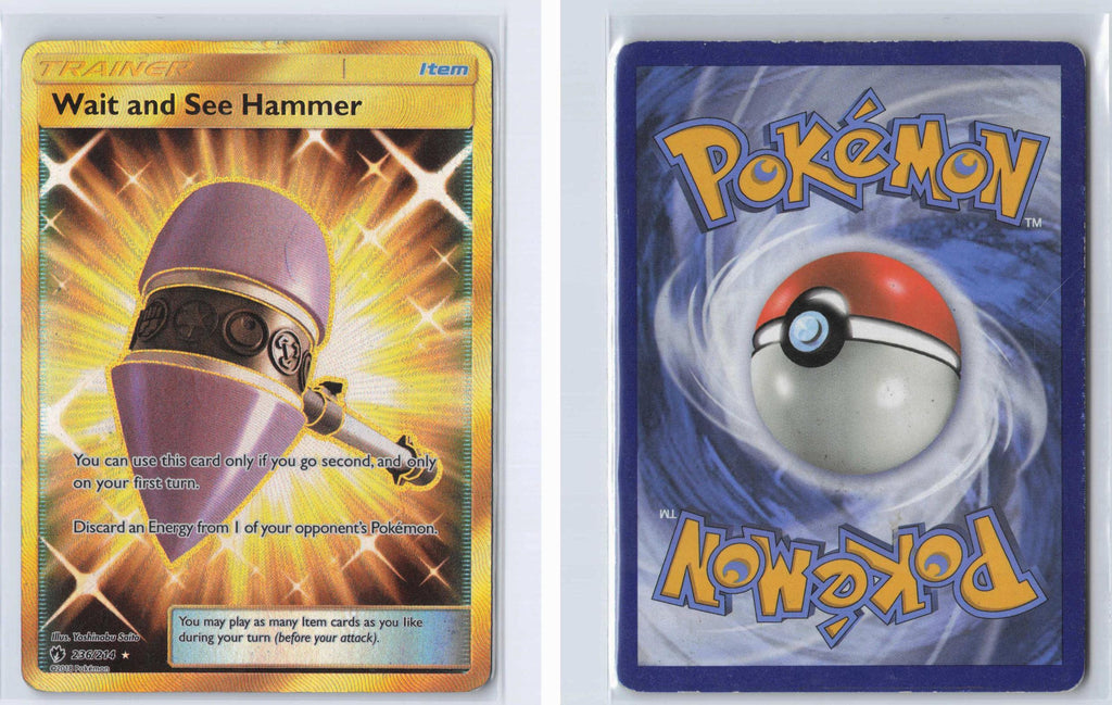 (#236/214) Wait and See Hammer - Holo [Lost Thunder]