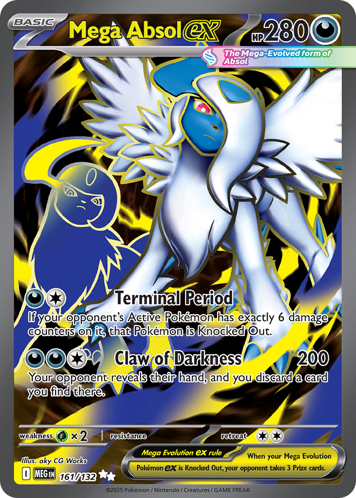 (#161/132) Mega Absol ex - Holo [Mega Evolution]