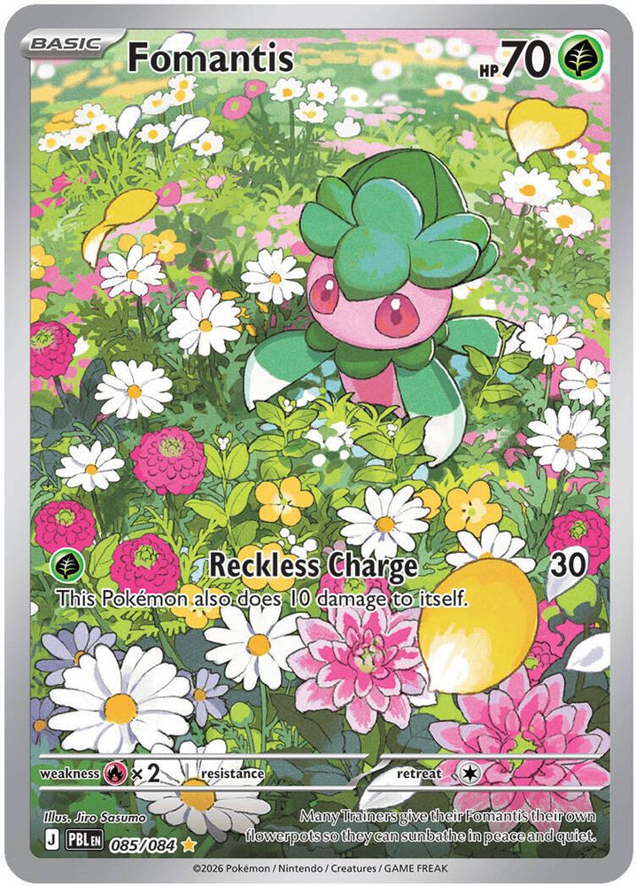 (#085/084) Fomantis - Holo [Pitch Black]