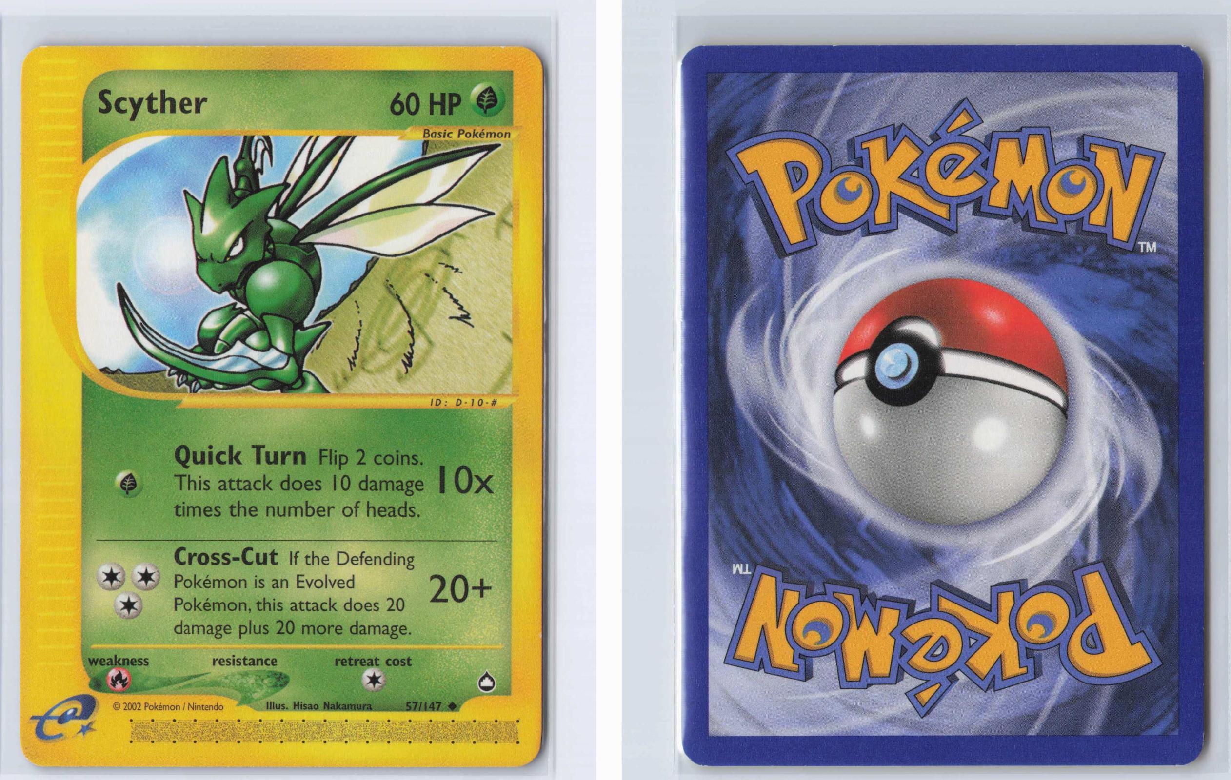 (#57/147) Scyther - Normal [Aquapolis]
