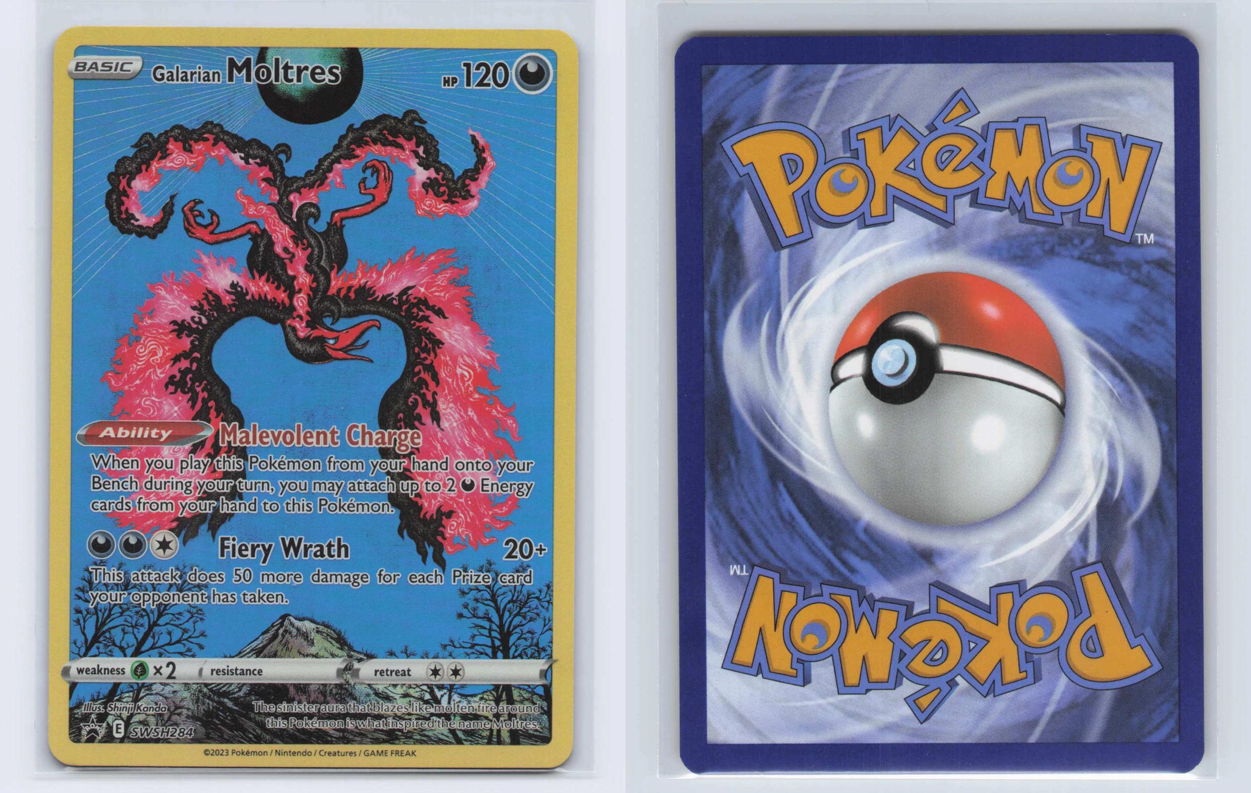 (#SWSH284) Galarian Moltres - Holo [Sword & Shield Promo]
