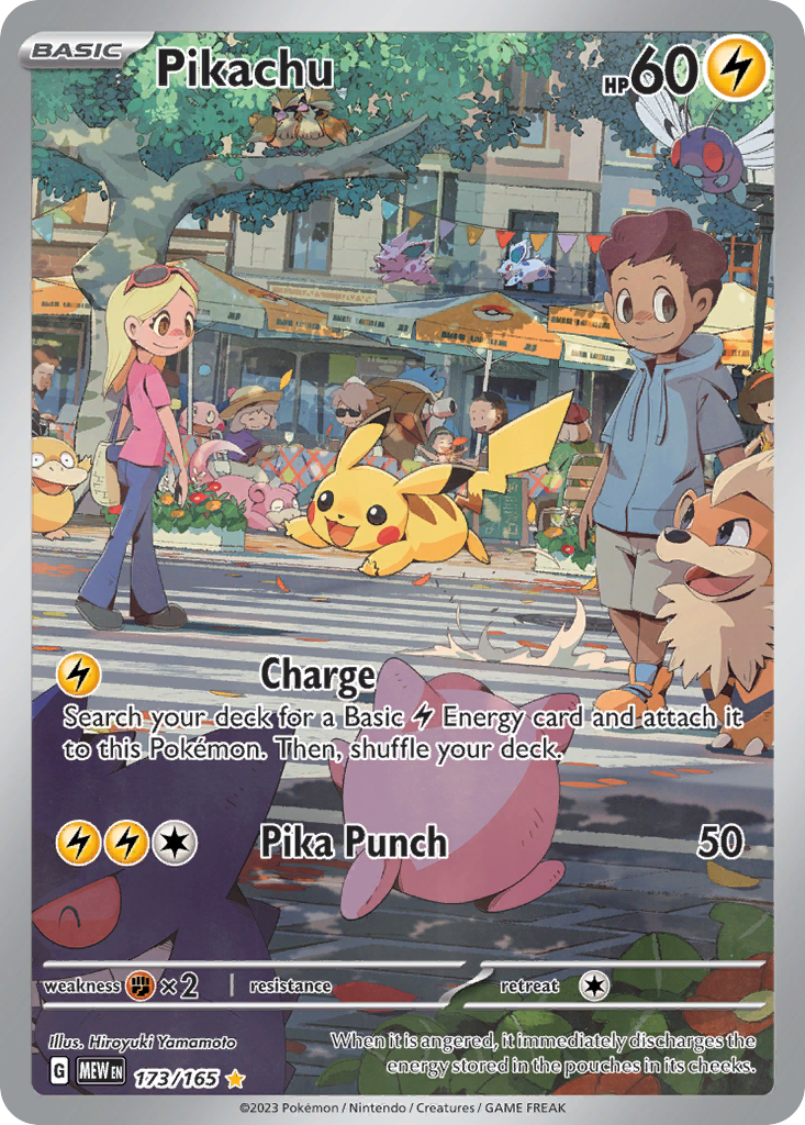 (#173/165) Pikachu - Holo [151]