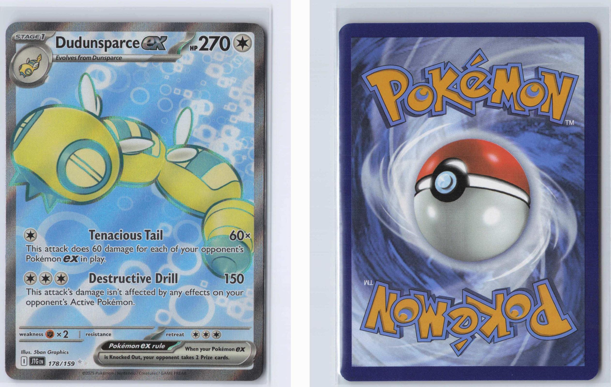 (#178/159) Dudunsparce ex - Holo [Journey Together]