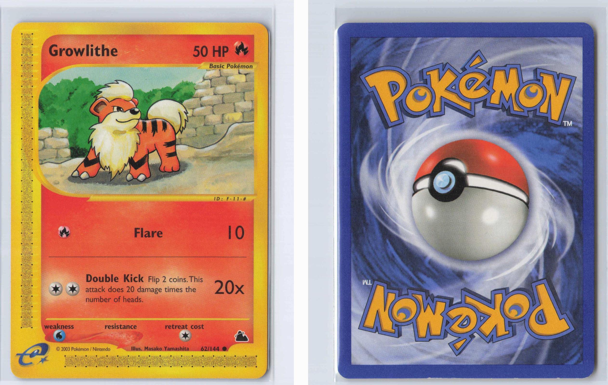 (#62/144) Growlithe - Normal [Skyridge]