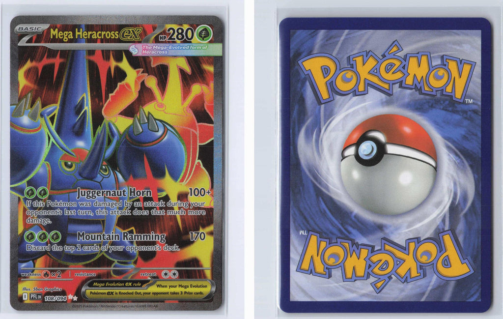 (#108/094) Mega Heracross ex - Holo [Phantasmal Flames]