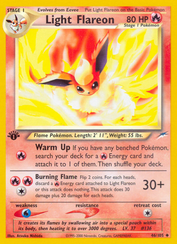 (#46/105) Light Flareon - Unlimited [Neo Destiny]