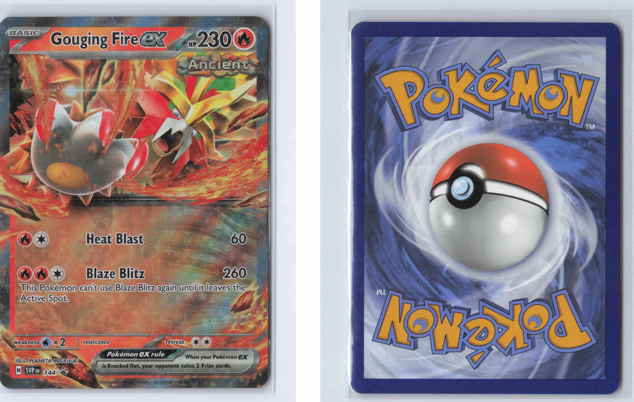 (#144) Gouging Fire ex - Holo [Scarlet & Violet Promo]